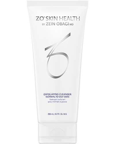 1. zo skin health exfoliating cleanser - normal to oily skin